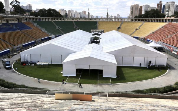 Stadioni i dvorane u vrijeme pandemije pretvoreni u bolnice
